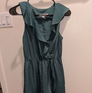 BCBGeneration ruffled green dress